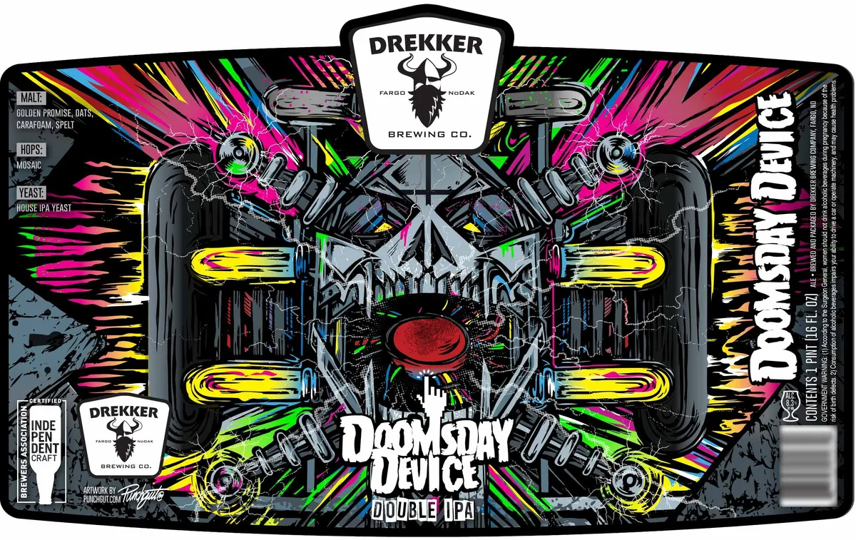Doomsday Device — full label as filed with TTB