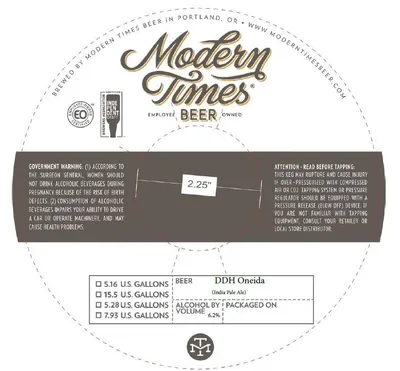 DDH Oneida label