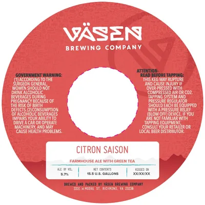 Citron Saison label