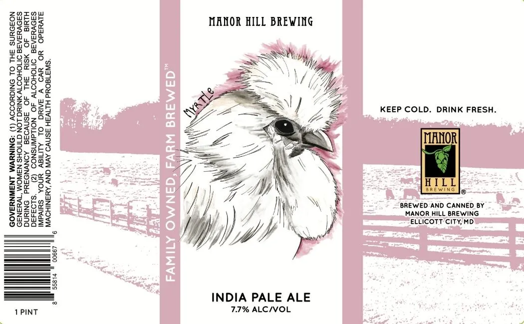 Myrtle India Pale Ale — full label as filed with TTB