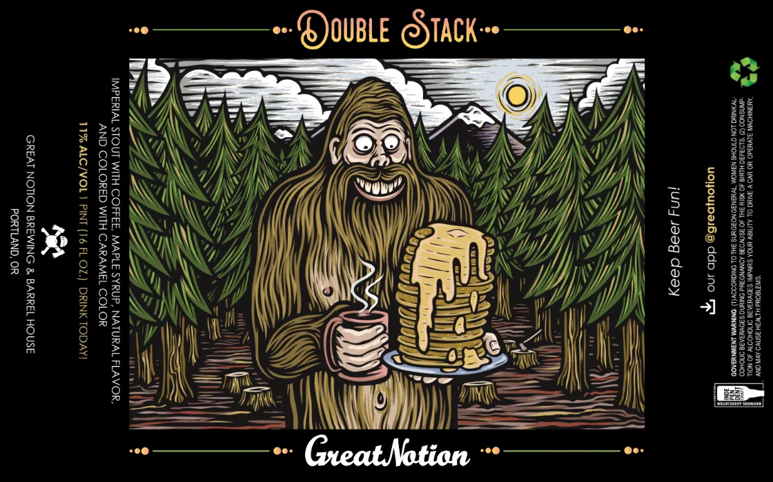 Double Stack — full label as filed with TTB
