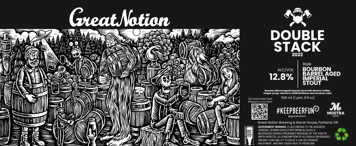 Double Stack 2022 — full label as filed with TTB