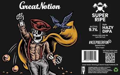 Super Ripe label