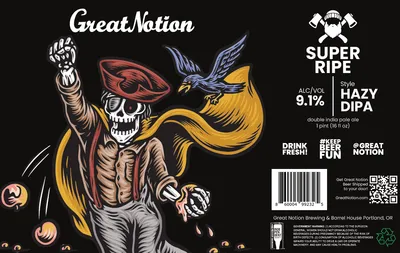 Super Ripe label