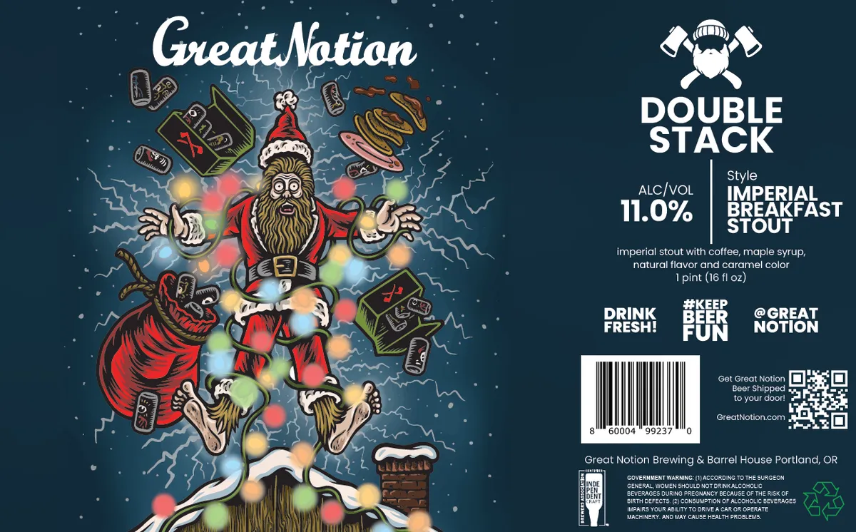 Double Stack — full label as filed with TTB