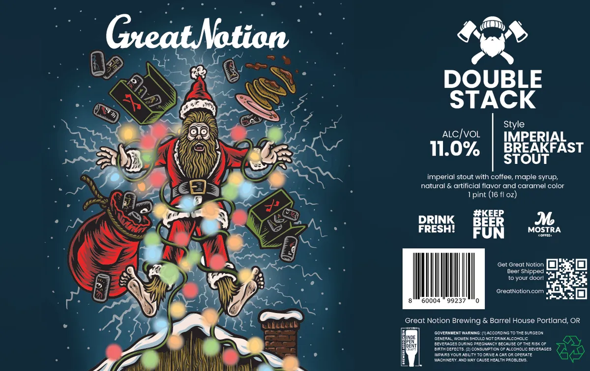 Double Stack — full label as filed with TTB