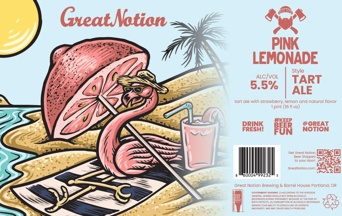 Pink Lemonade — full label as filed with TTB