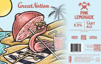 Pink Lemonade label