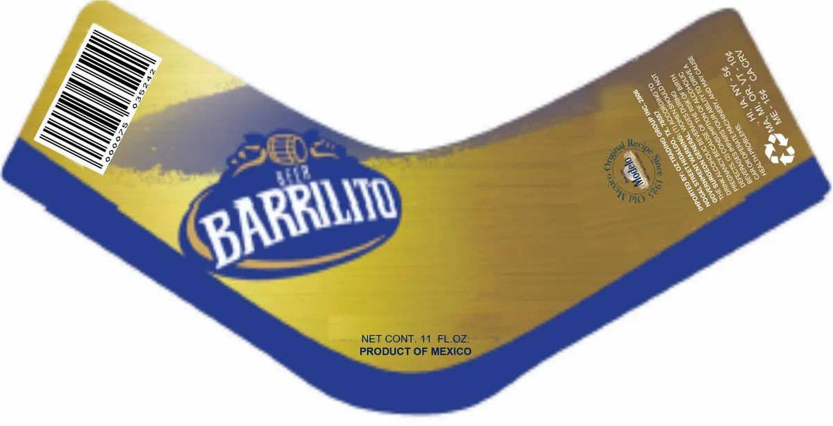 Barrilito Beer — full label as filed with TTB