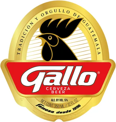 Gallo Cerveza label