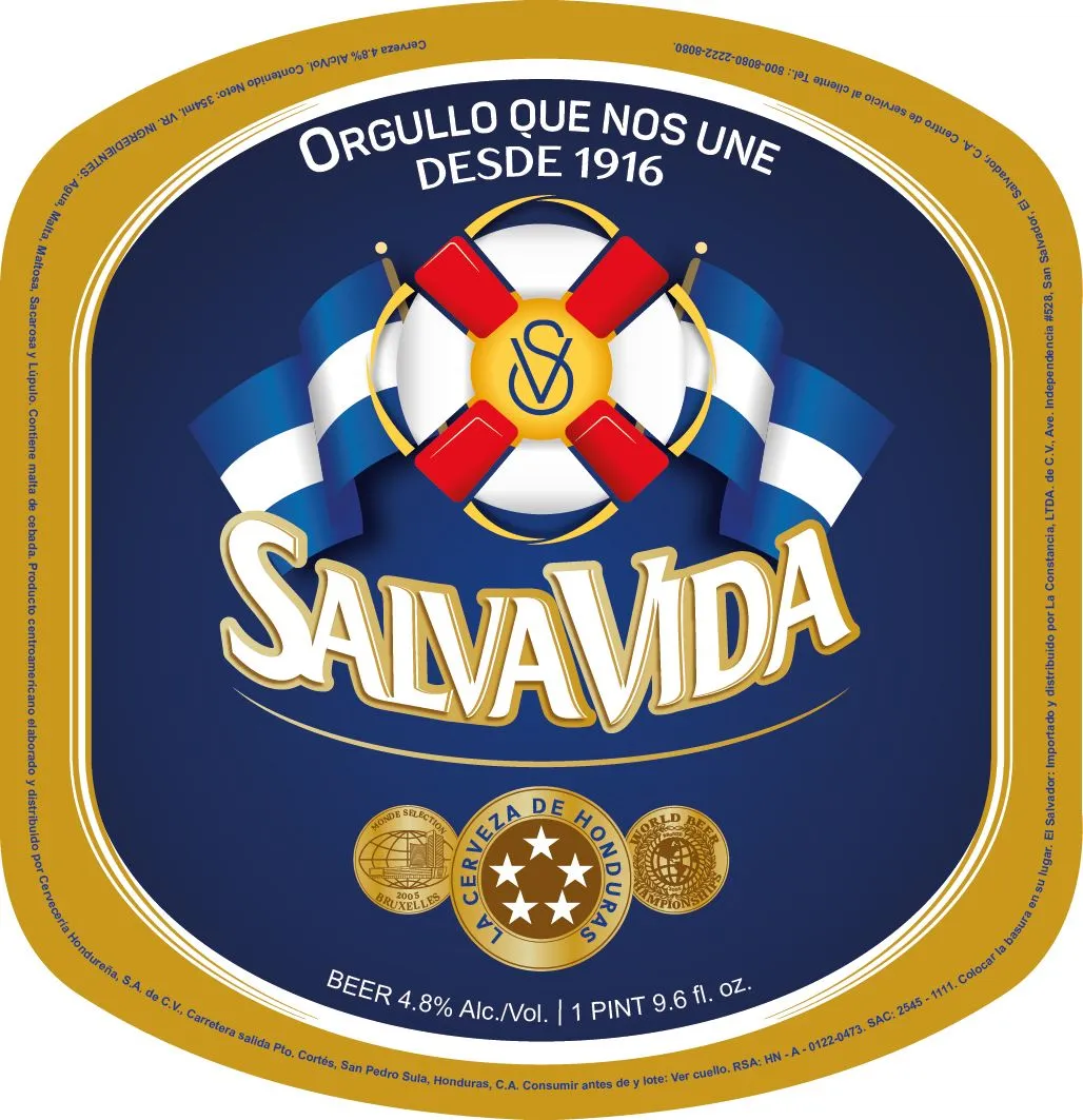 Salva Vida — full label as filed with TTB