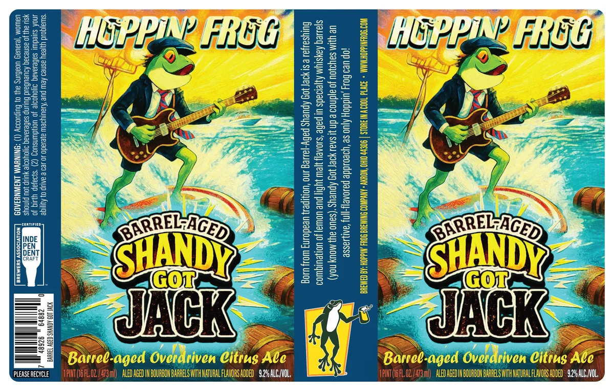 Barrel-Aged Shandy Got Jack — full label as filed with TTB