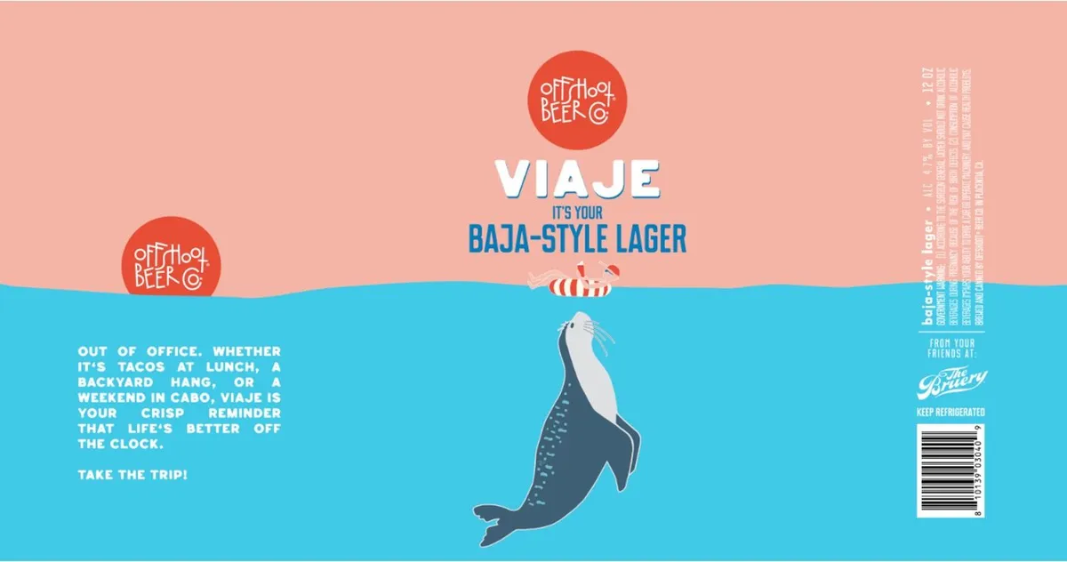 Viaje — full label as filed with TTB