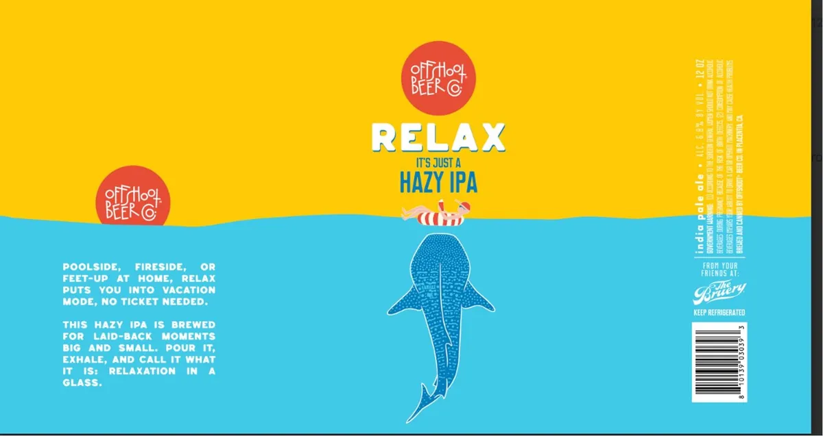 Relax — full label as filed with TTB