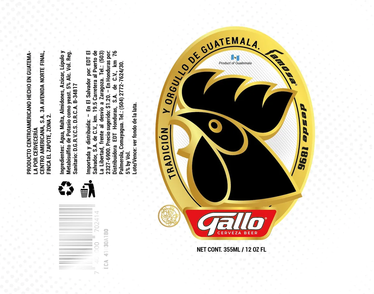 Gallo — full label as filed with TTB