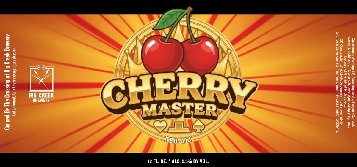 Cherry Master Red — full label as filed with TTB