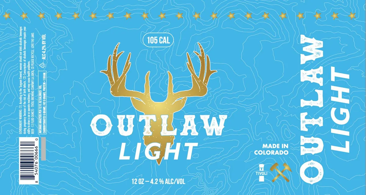 Outlaw Light — full label as filed with TTB