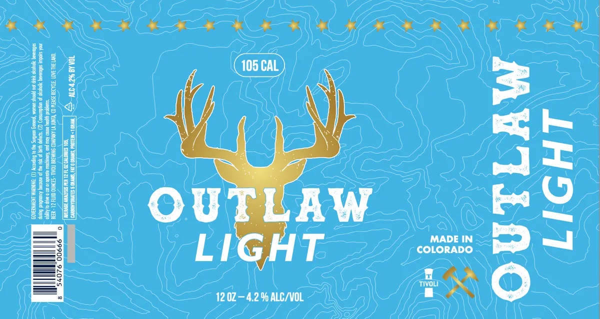 Outlaw Light — full label as filed with TTB