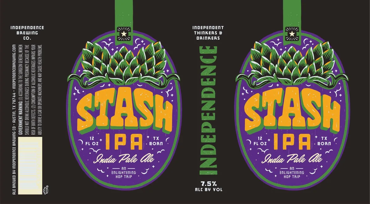 Stash IPA — full label as filed with TTB