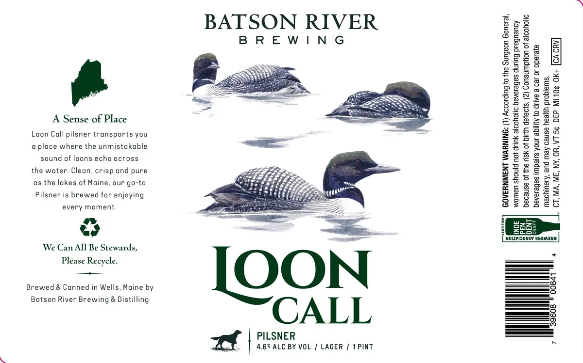 Loon Call — full label as filed with TTB