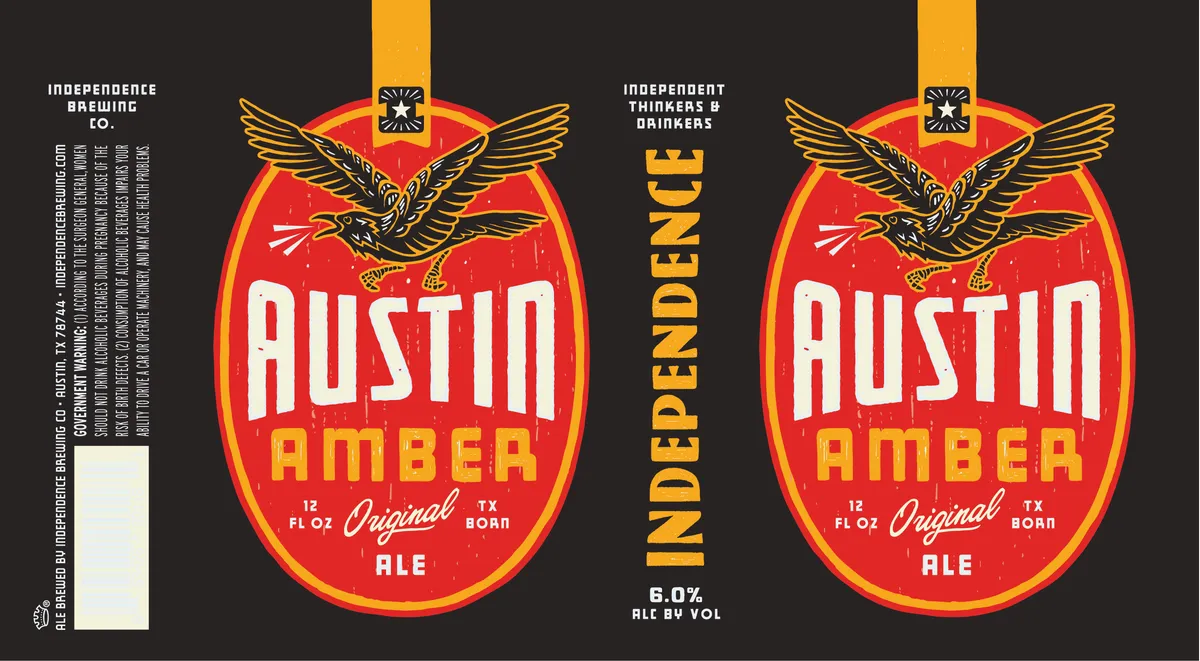 Austin Amber — full label as filed with TTB