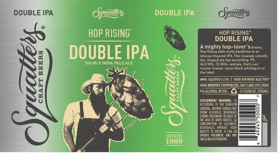 Hop Rising — full label as filed with TTB
