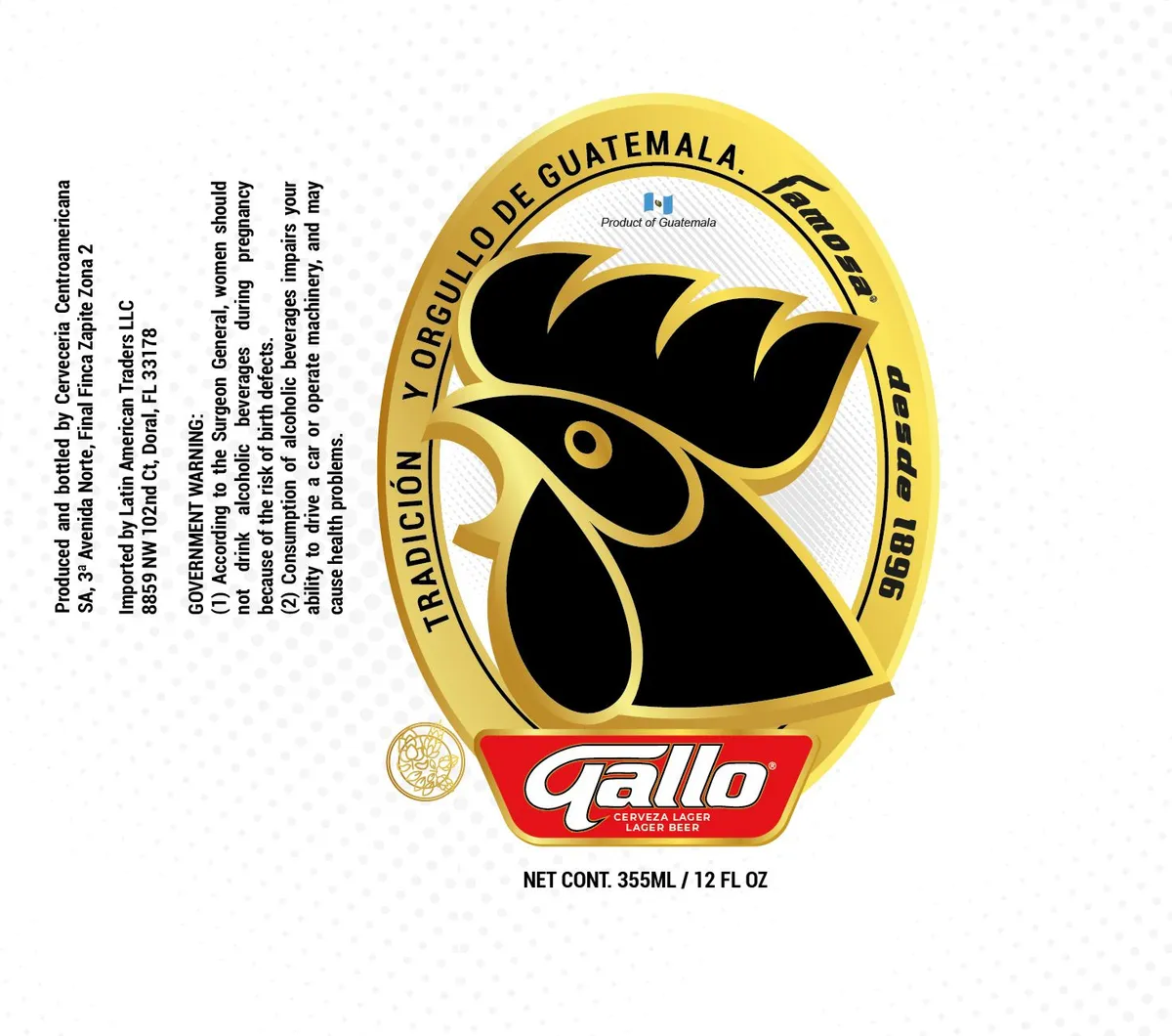 Gallo — full label as filed with TTB