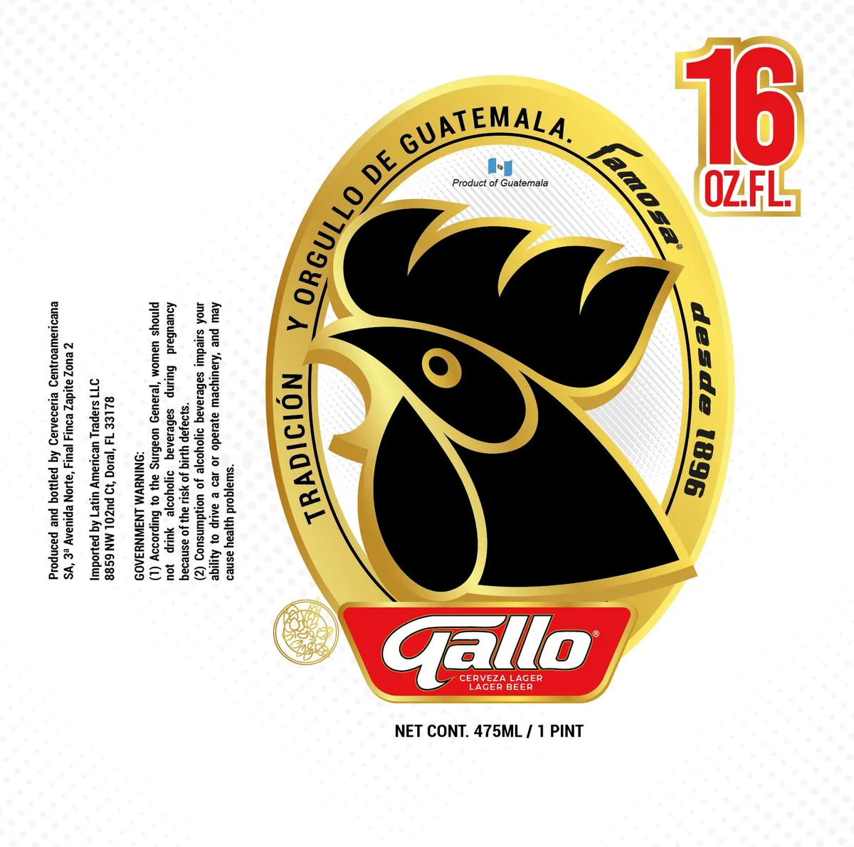 Gallo — full label as filed with TTB