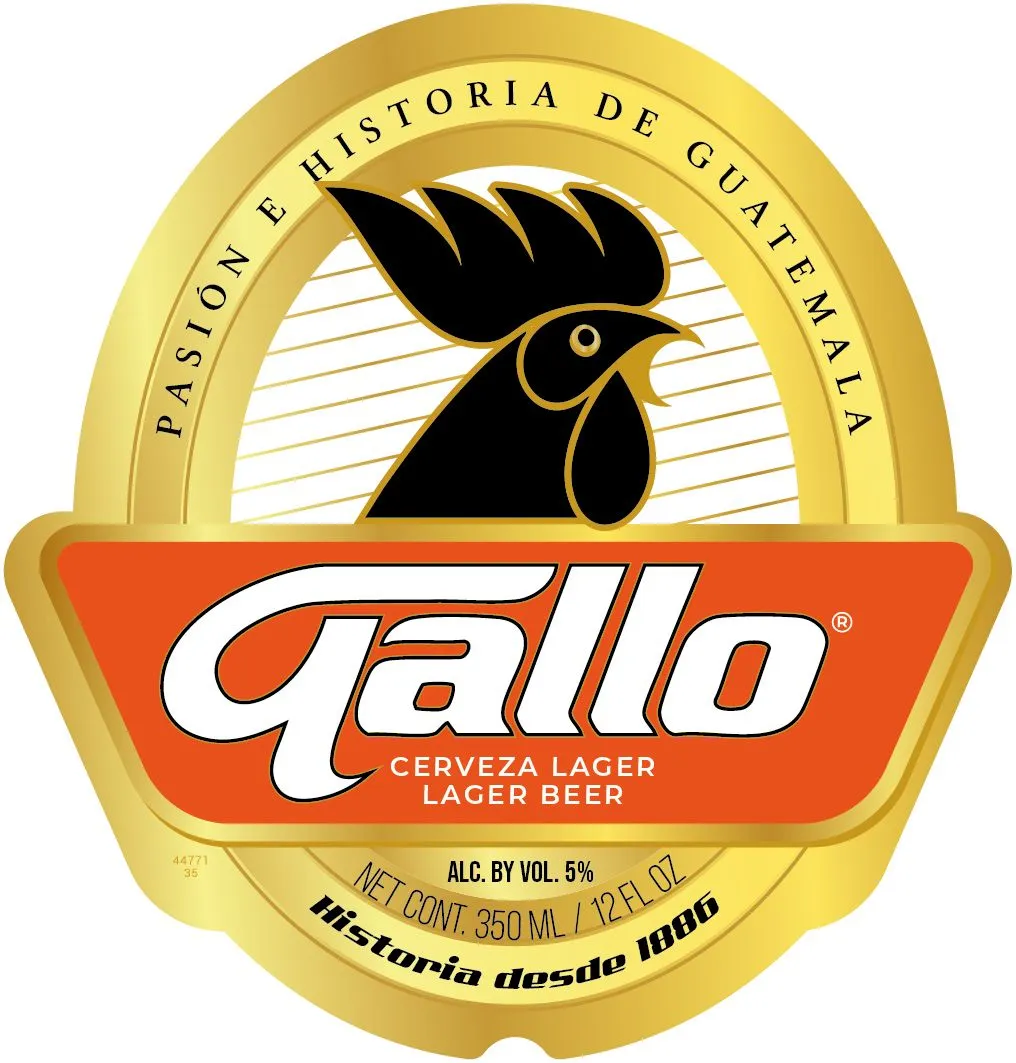 Gallo Cerveza Lager — full label as filed with TTB