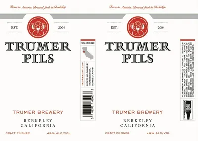 Trumer Pils label