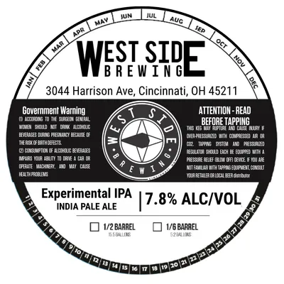 Experimental IPA label