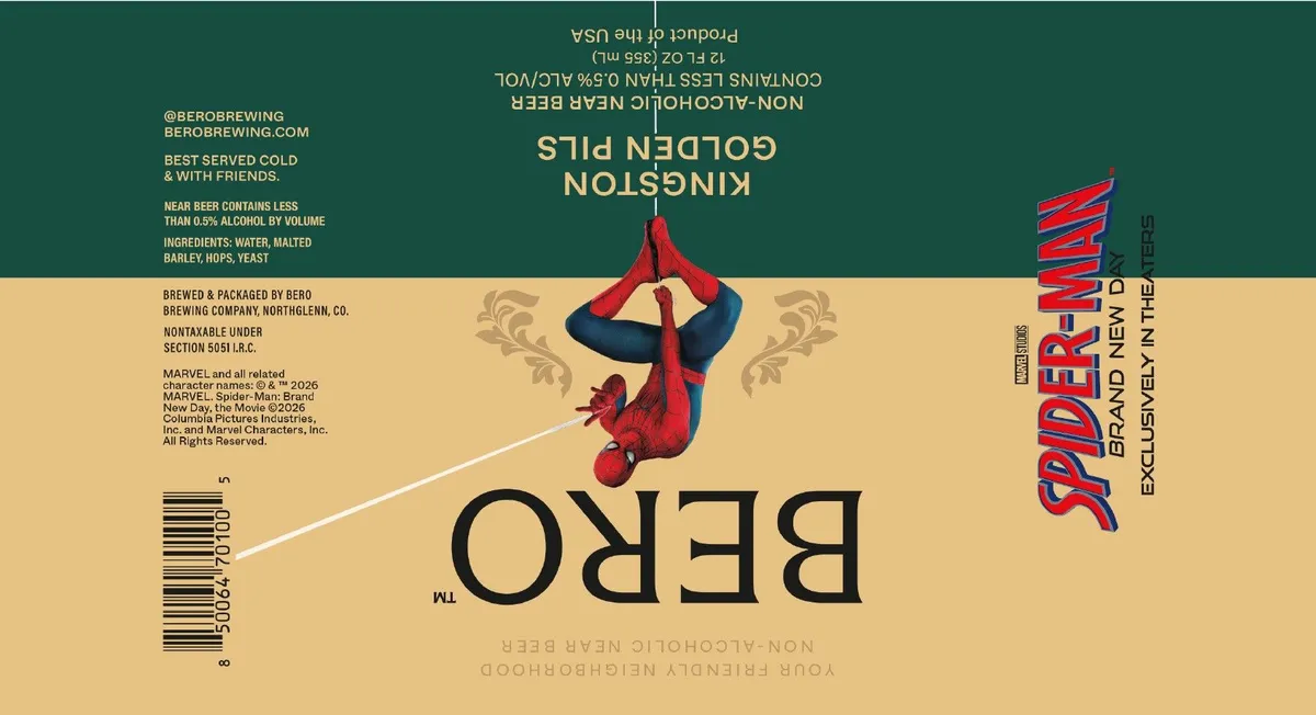 Kingston Golden Pils label art — BERO BREWING COMPANY