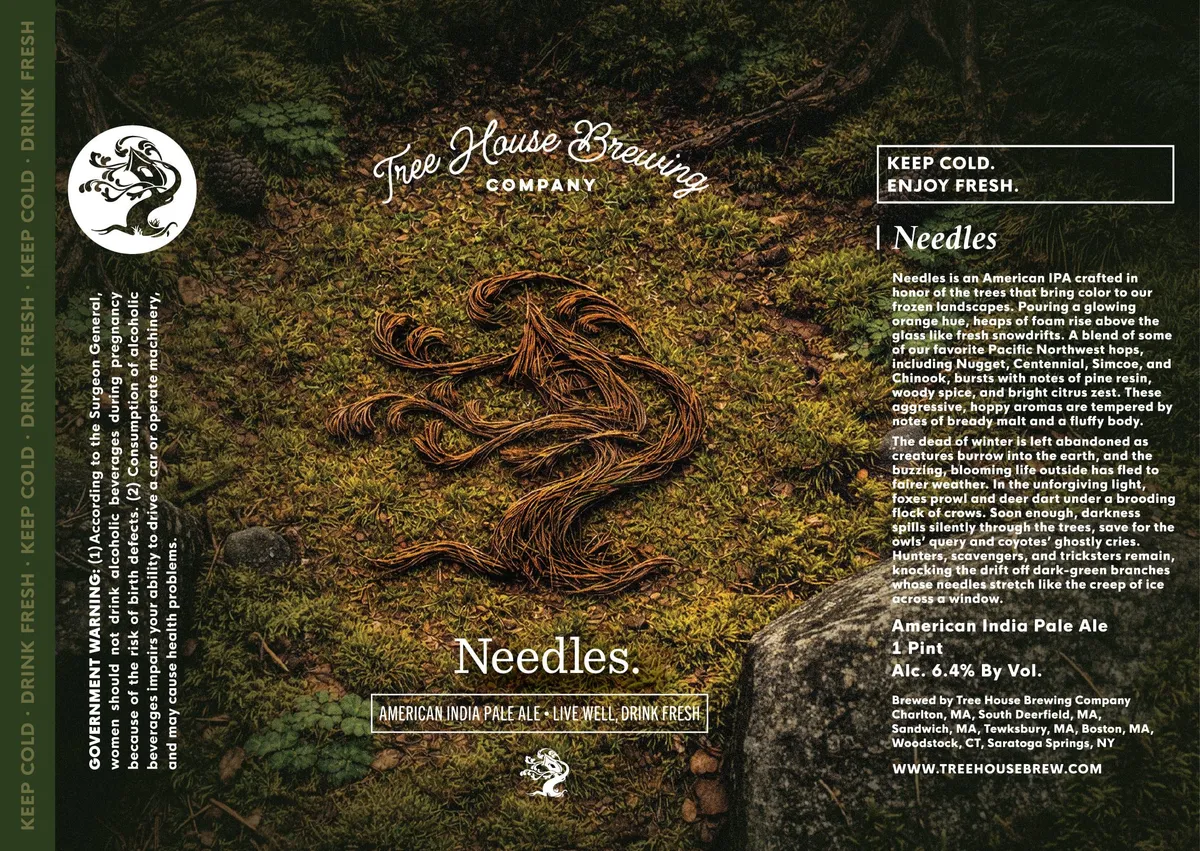 Needles — full label as filed with TTB