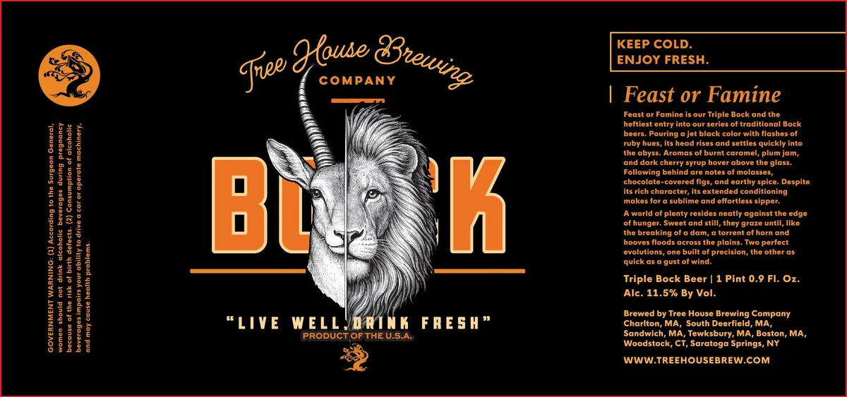 Feast or Famine — full label as filed with TTB