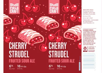 Cherry Strudel label