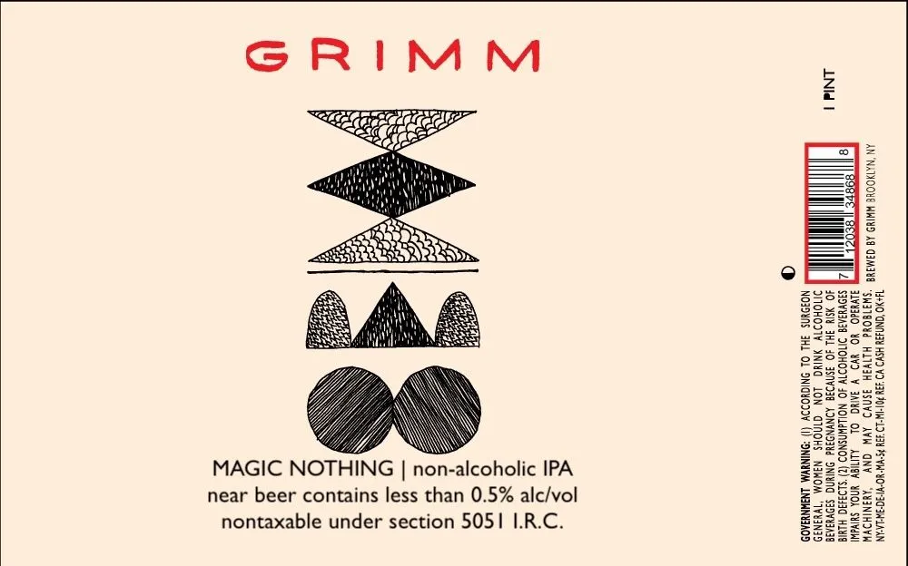 Magic Nothing label art — GRIMM