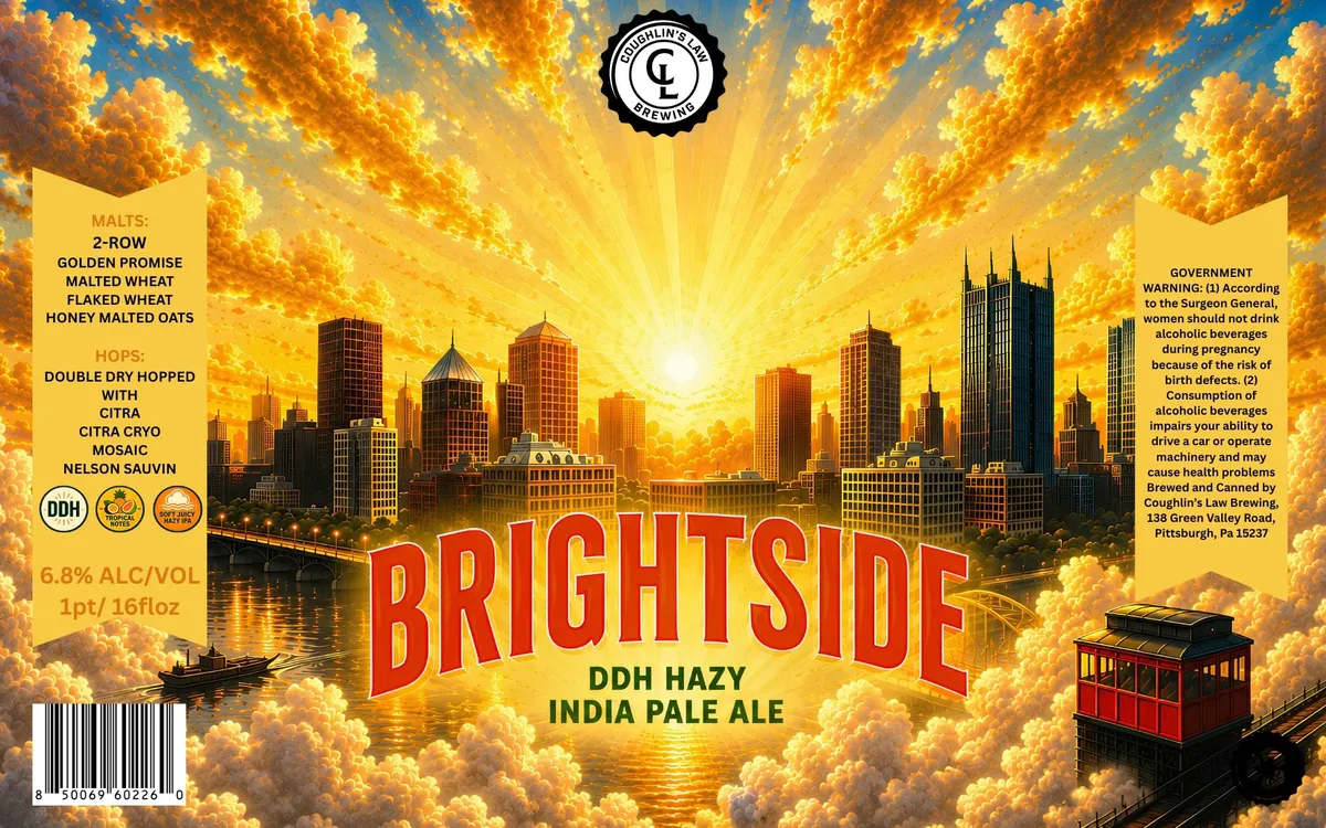 Brightside — full label as filed with TTB
