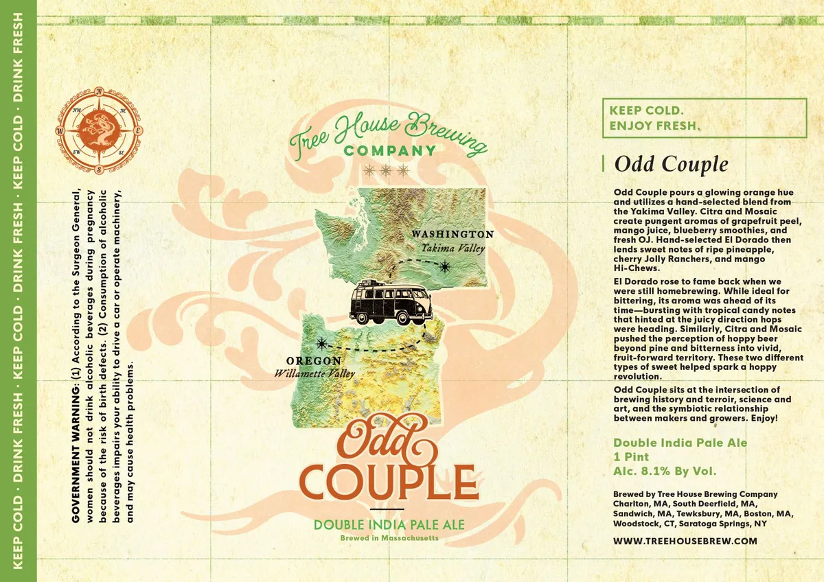 Odd Couple — full label as filed with TTB