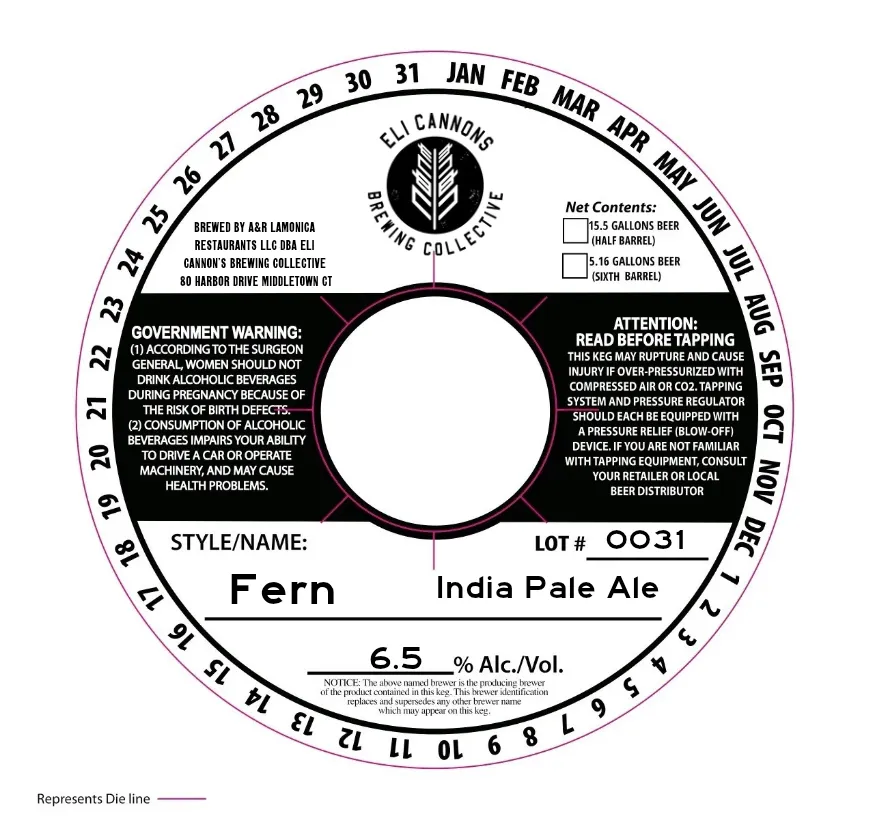 Fern label art — FERN