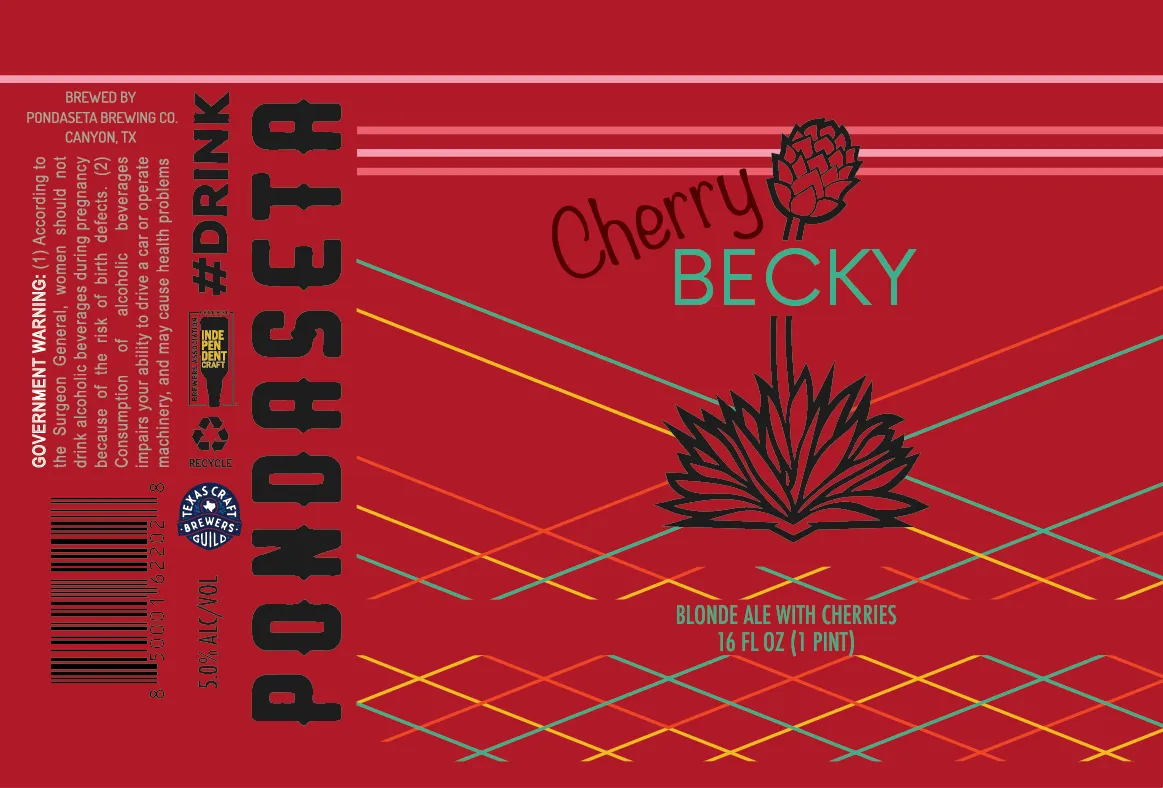 Cherry Becky — full label as filed with TTB