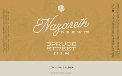 Spruce Street Pils label