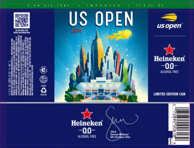 Heineken 0.0 label