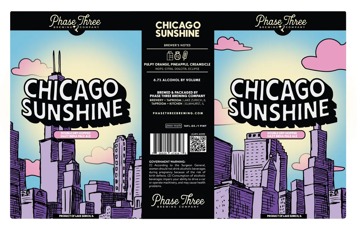Chicago Sunshine — full label as filed with TTB