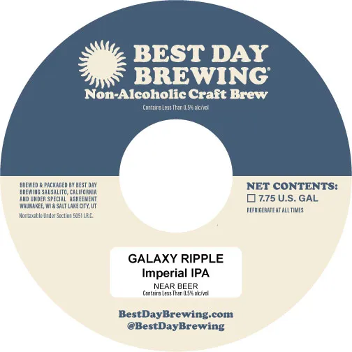Galaxy Ripple — full label as filed with TTB