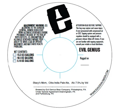 Stacy's Mom label