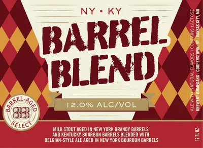 Barrel Blend label