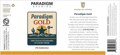Paradigm Gold label