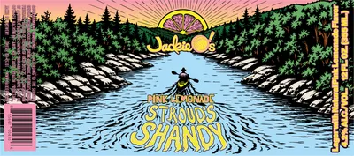 Pink Lemonade Stroud's Shandy label