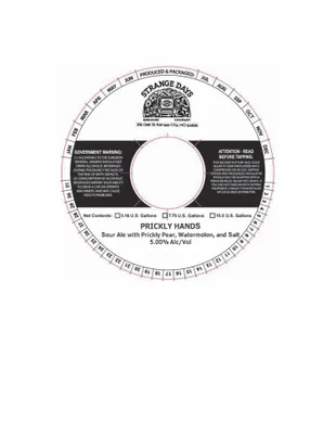 Prickly Hands label