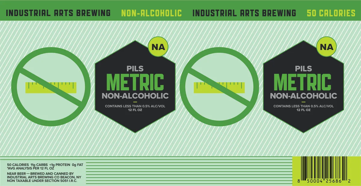 Pils Metric — full label as filed with TTB